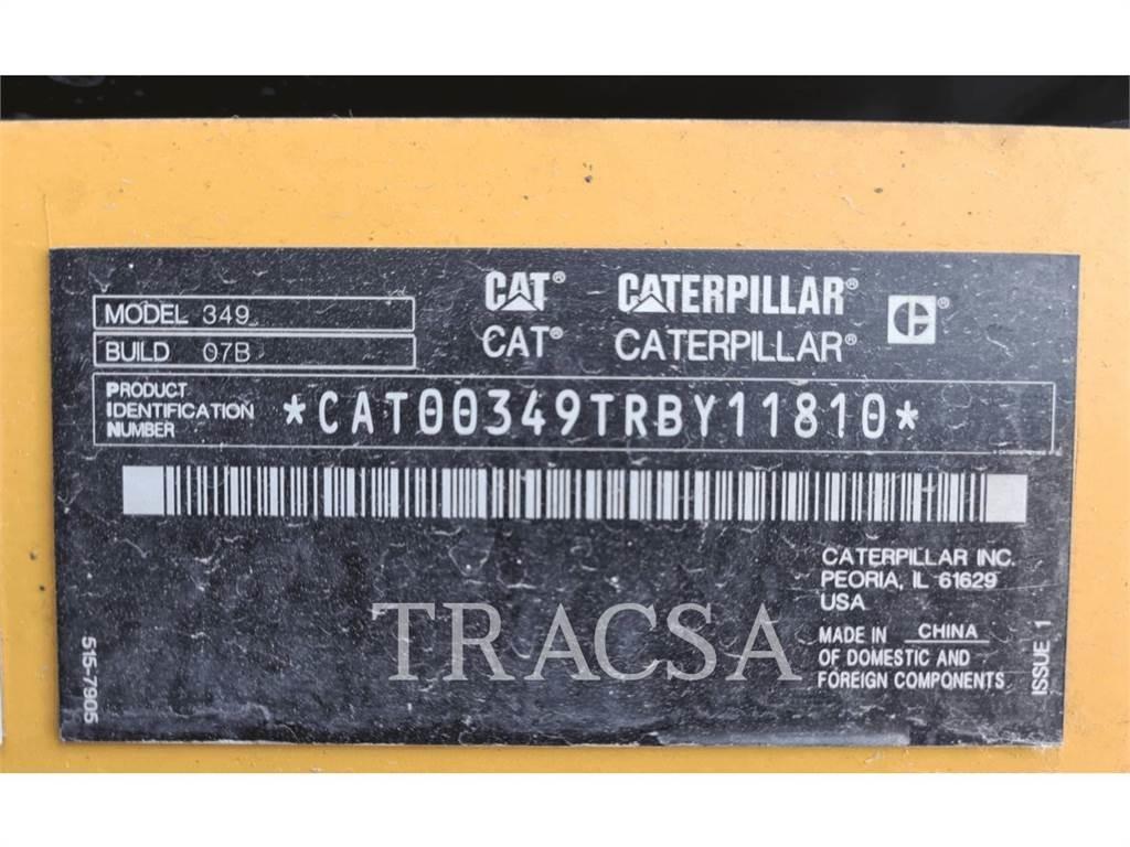 CAT 349 Paletli ekskavatörler