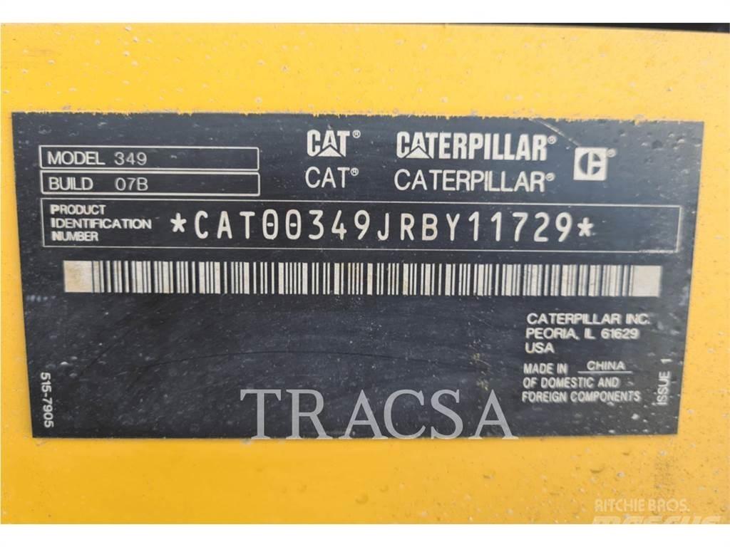 CAT 349 Paletli ekskavatörler