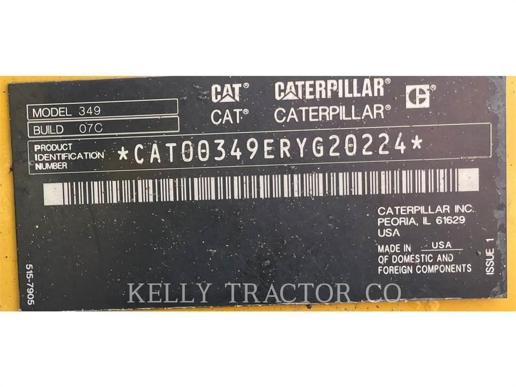 CAT 349 Paletli ekskavatörler