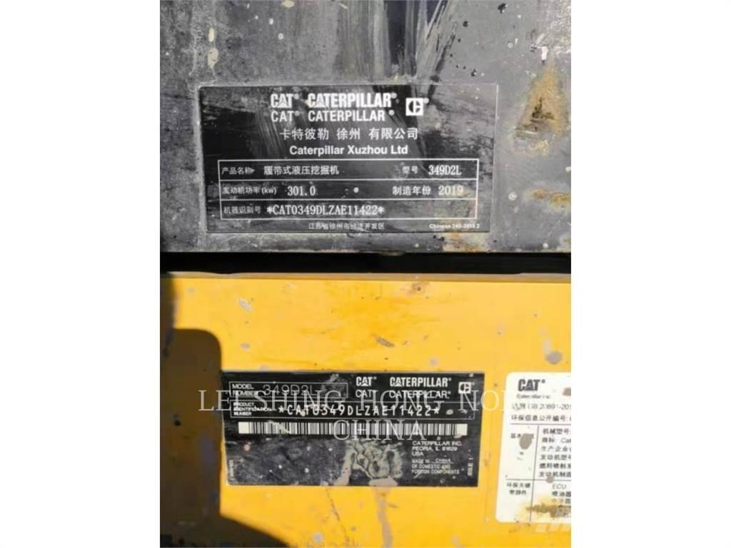 CAT 349D2L Paletli ekskavatörler