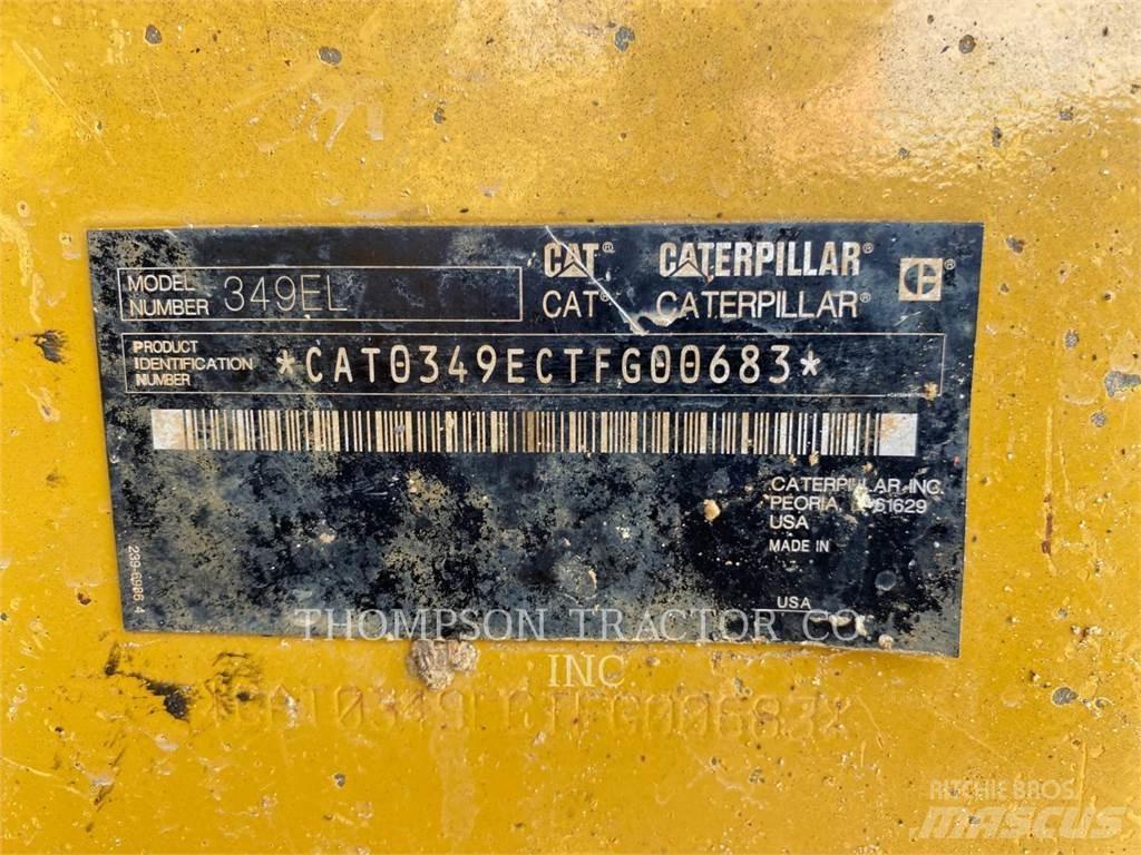 CAT 349EL Paletli ekskavatörler