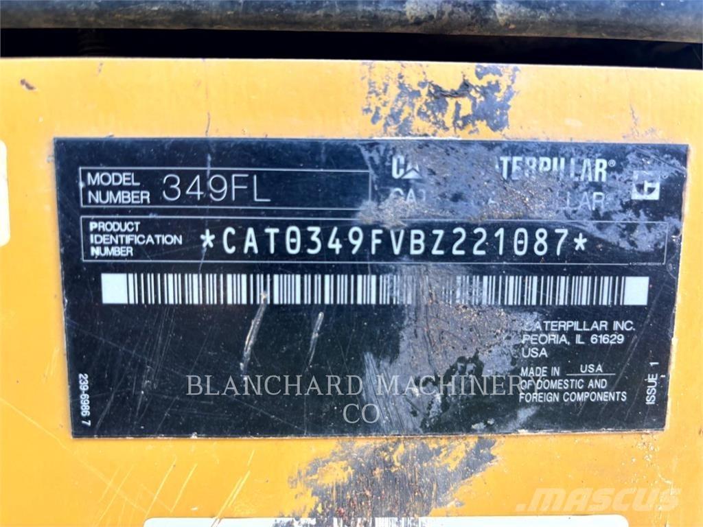 CAT 349F Paletli ekskavatörler