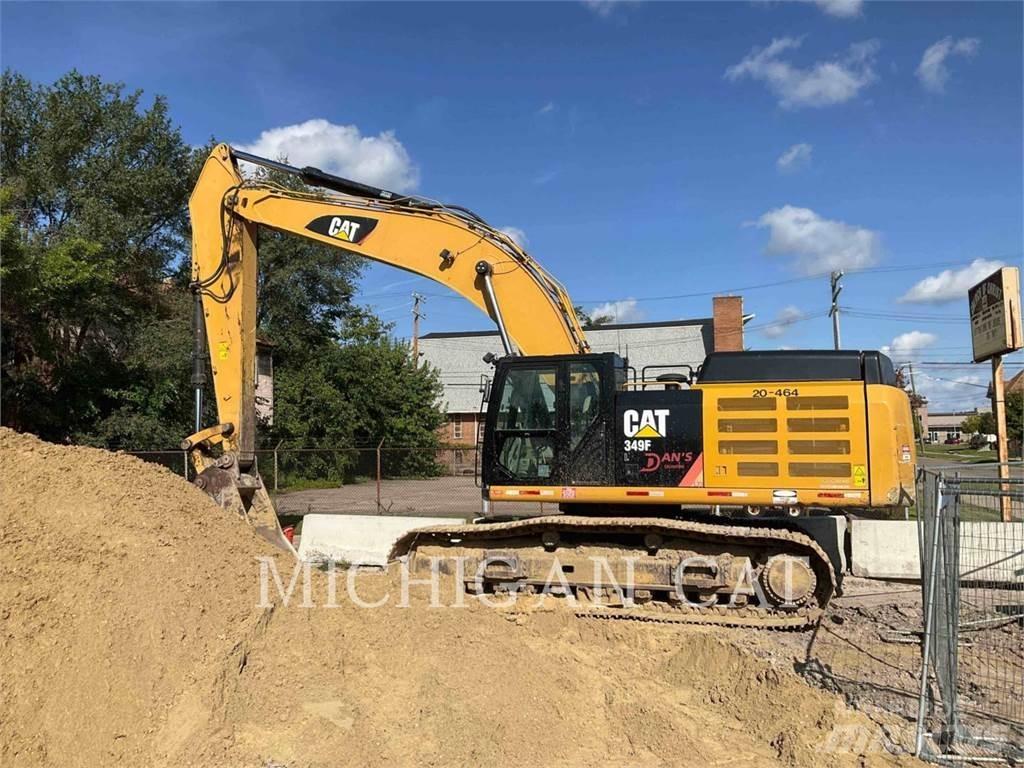 CAT 349FL + Paletli ekskavatörler