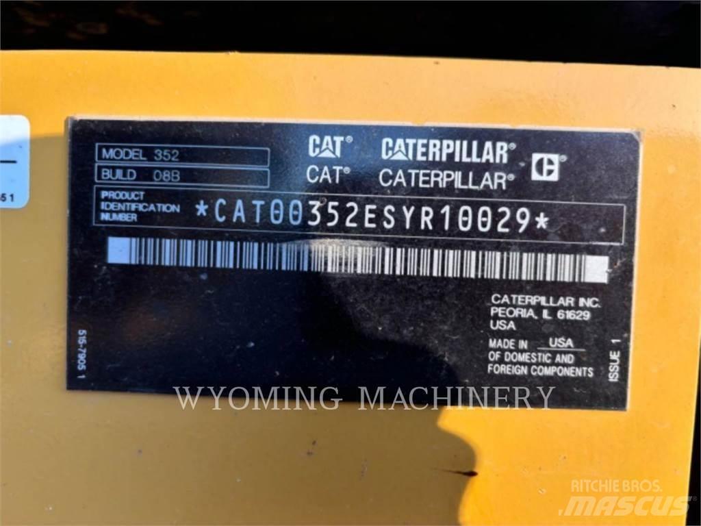CAT 352 Paletli ekskavatörler