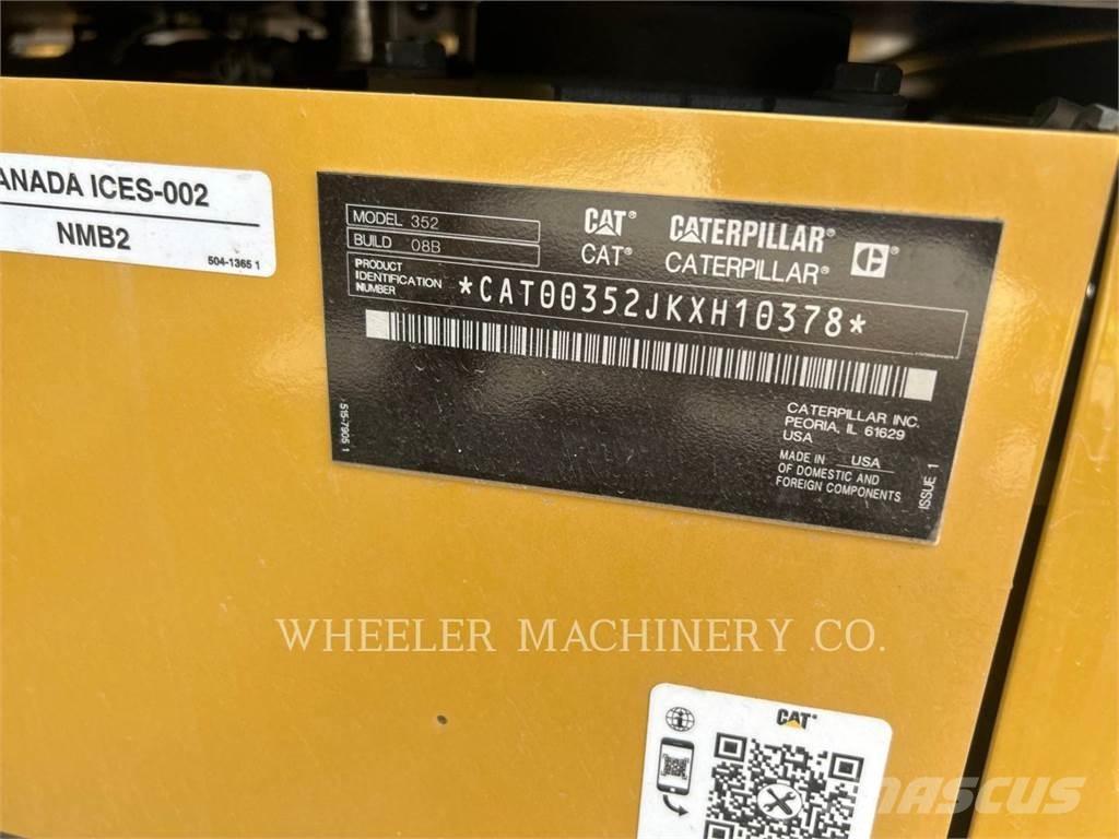 CAT 352 CF Paletli ekskavatörler