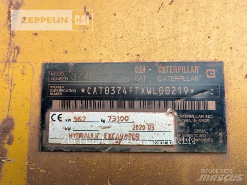 CAT 374FL Paletli ekskavatörler
