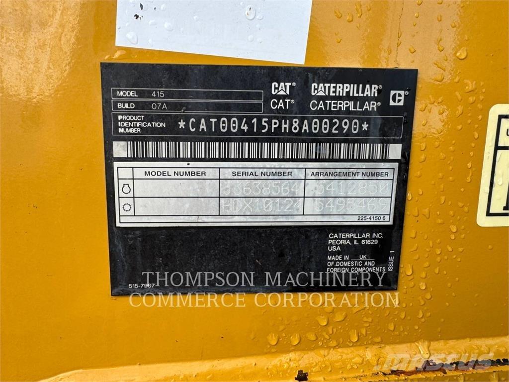 CAT 415 Kazıcı yükleyiciler - beko loder