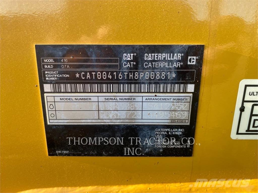 CAT 416 Kazıcı yükleyiciler - beko loder