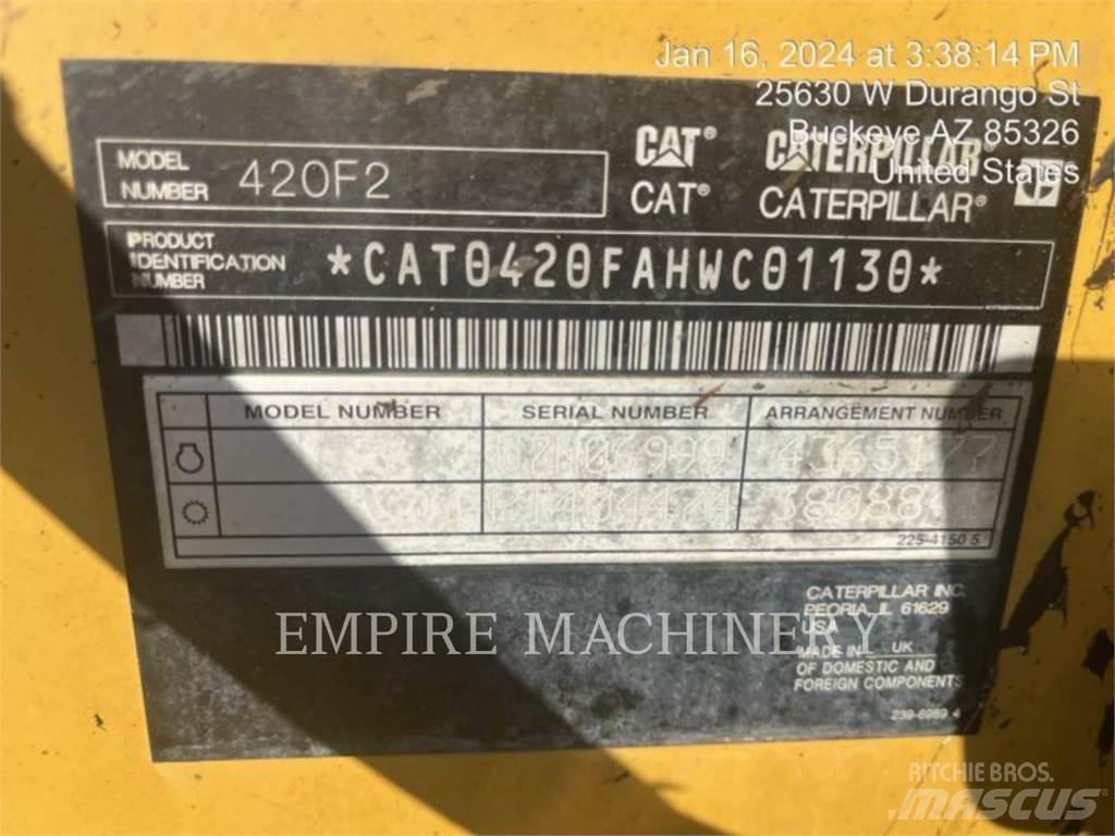 CAT 420F2 4EOP Kazıcı yükleyiciler - beko loder