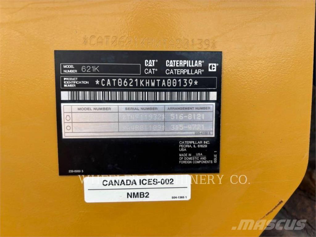 CAT 621K Skreyperler