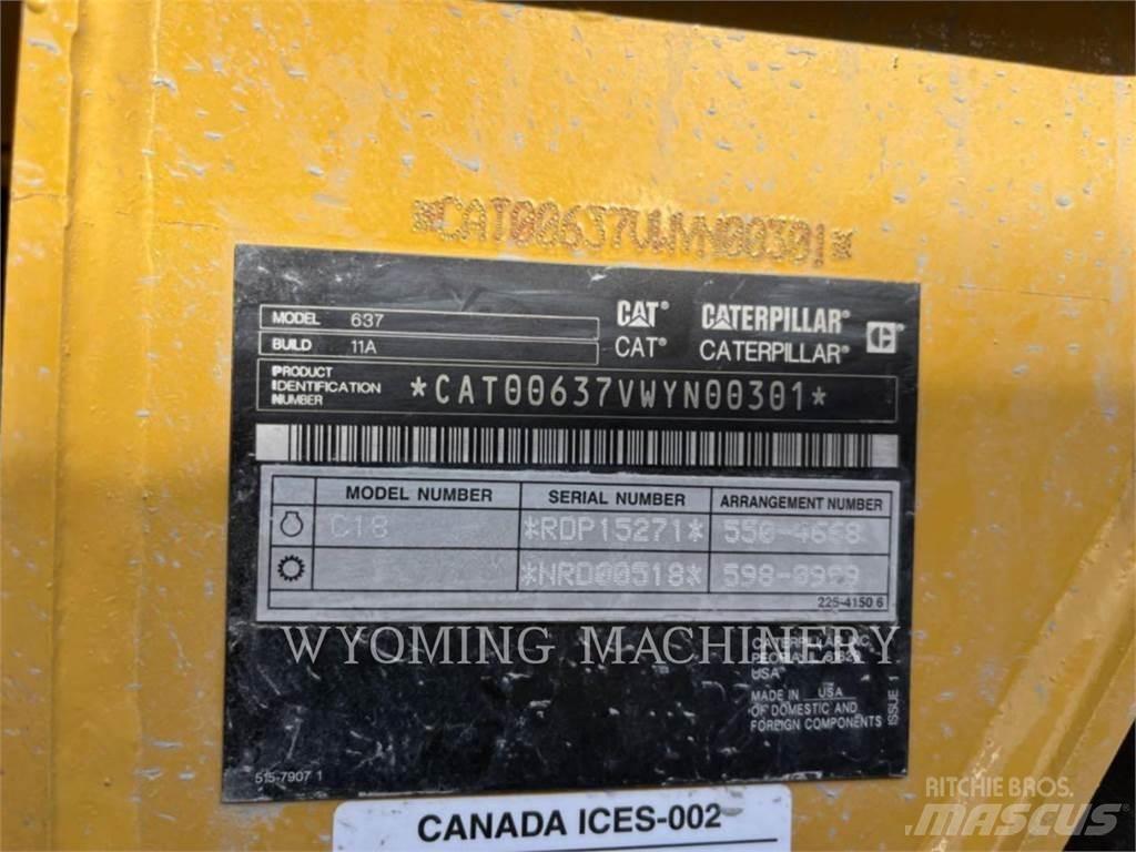 CAT 637 Skreyperler