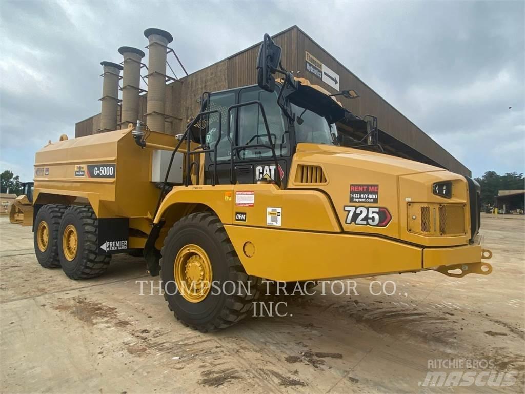 CAT 725 Belden kirma kaya kamyonu