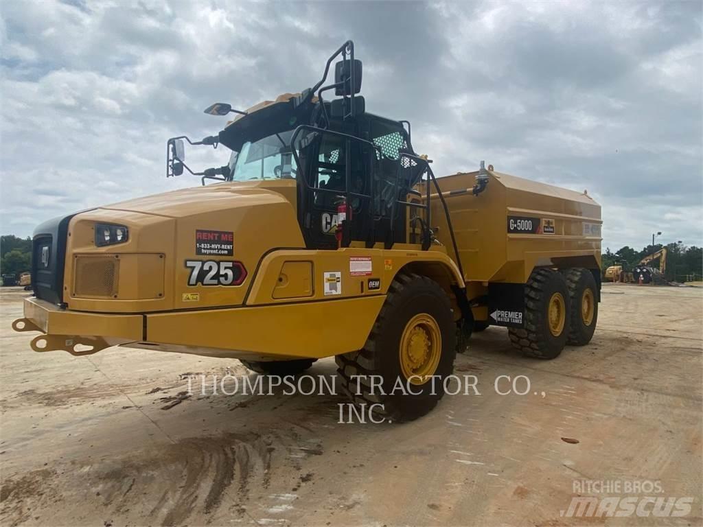 CAT 725 Belden kirma kaya kamyonu