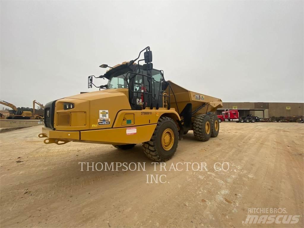 CAT 725 Belden kirma kaya kamyonu