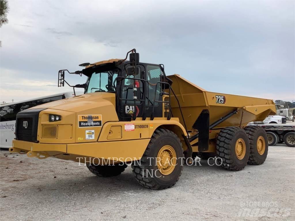 CAT 725 Belden kirma kaya kamyonu