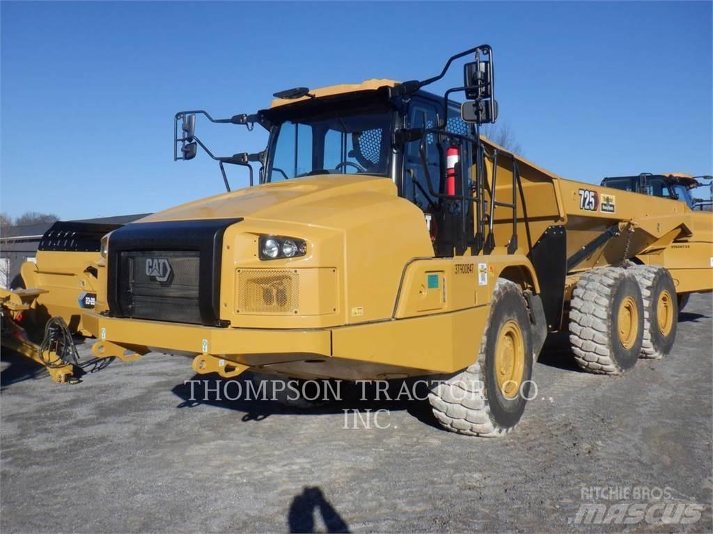 CAT 725 Belden kirma kaya kamyonu