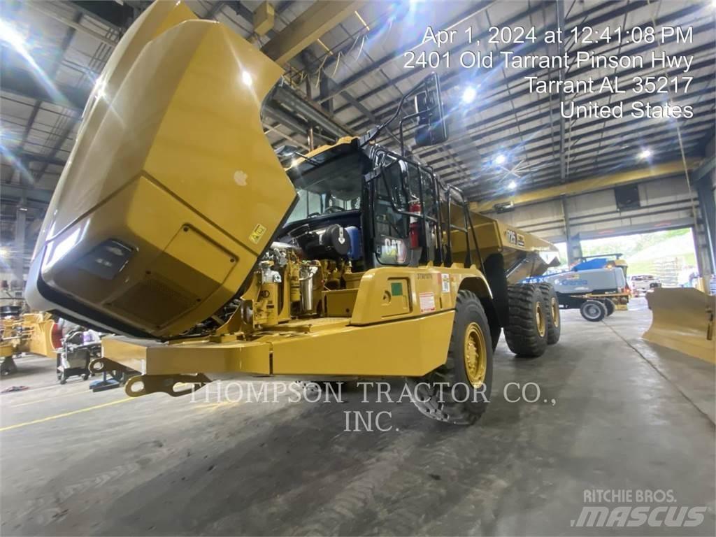CAT 725 Belden kirma kaya kamyonu