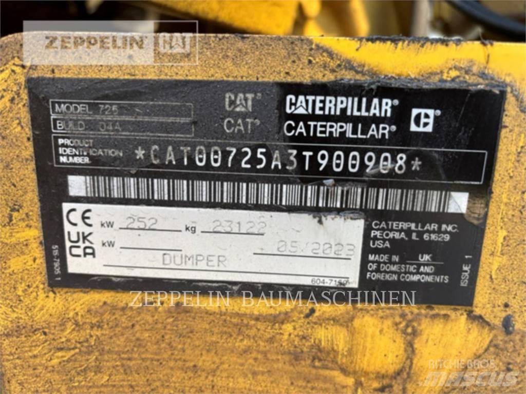 CAT 725-04A Belden kirma kaya kamyonu
