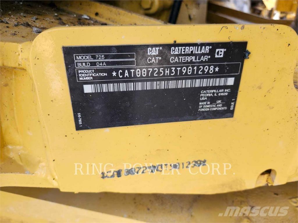 CAT 725TG Belden kirma kaya kamyonu