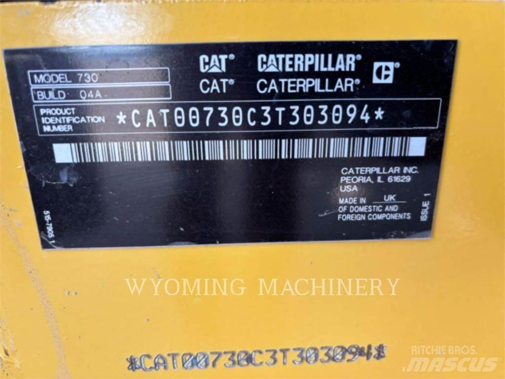 CAT 730 Belden kirma kaya kamyonu