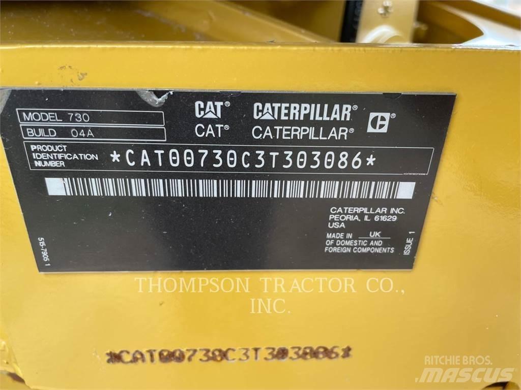 CAT 730 Belden kirma kaya kamyonu
