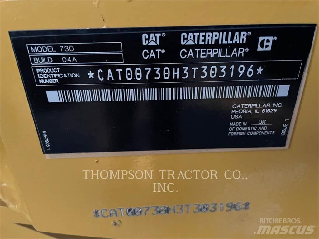 CAT 730 Belden kirma kaya kamyonu