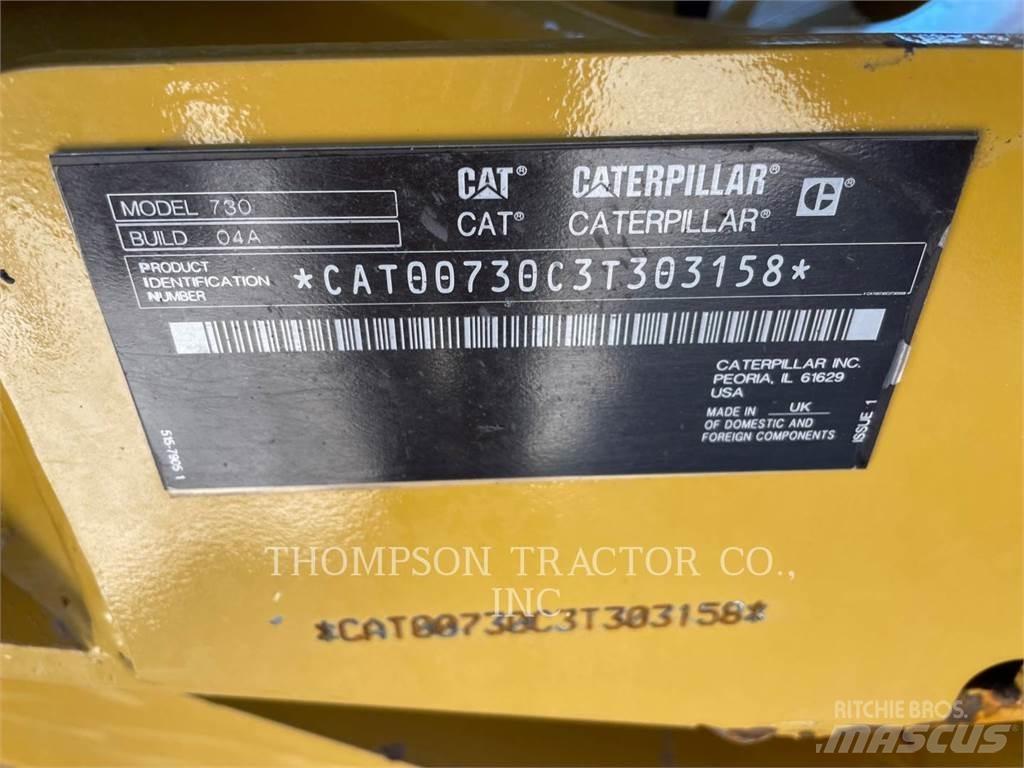 CAT 730 Belden kirma kaya kamyonu