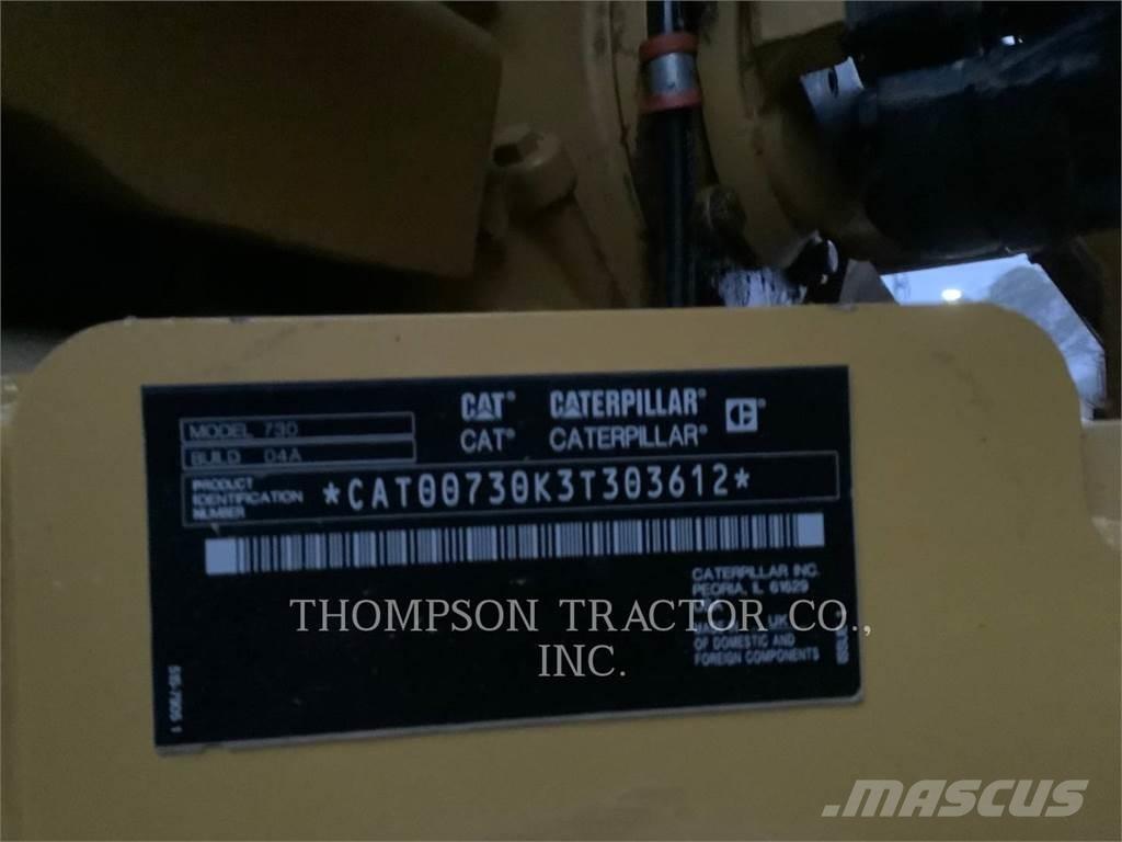 CAT 730 Belden kirma kaya kamyonu