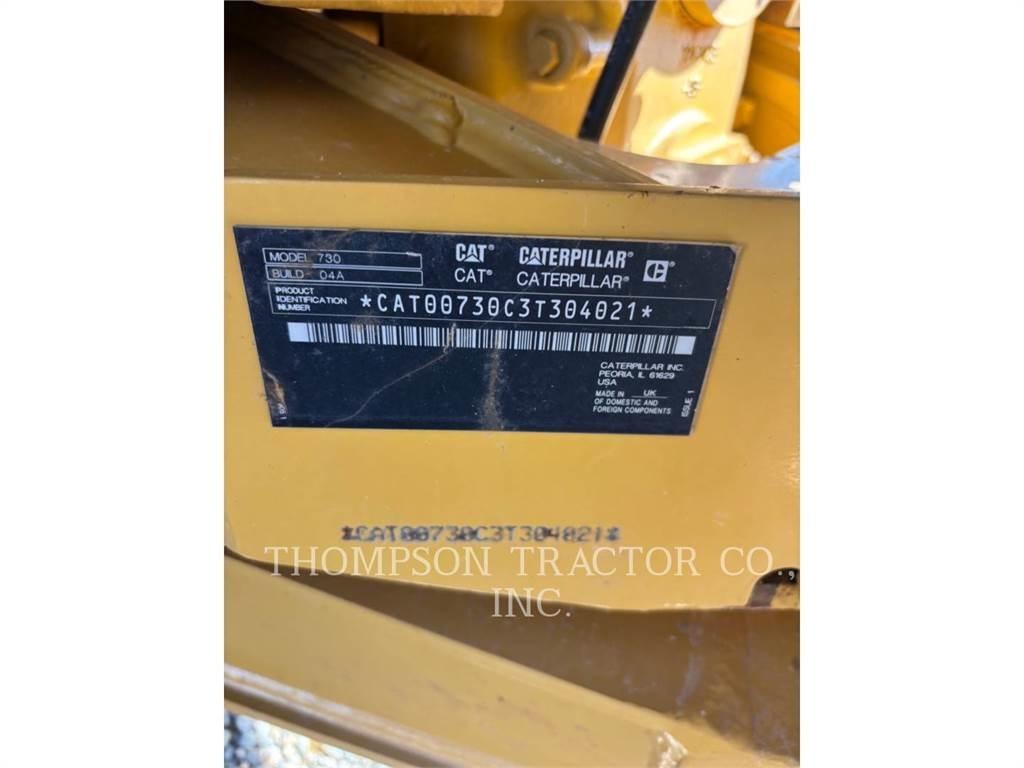 CAT 730 Belden kirma kaya kamyonu