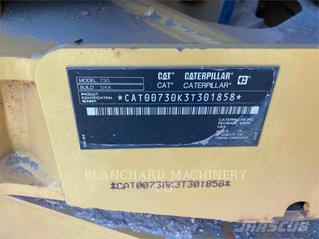 CAT 730 Belden kirma kaya kamyonu