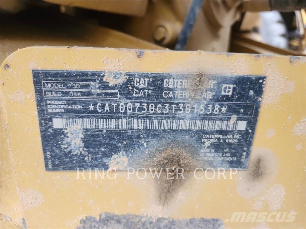 CAT 730TG Belden kirma kaya kamyonu