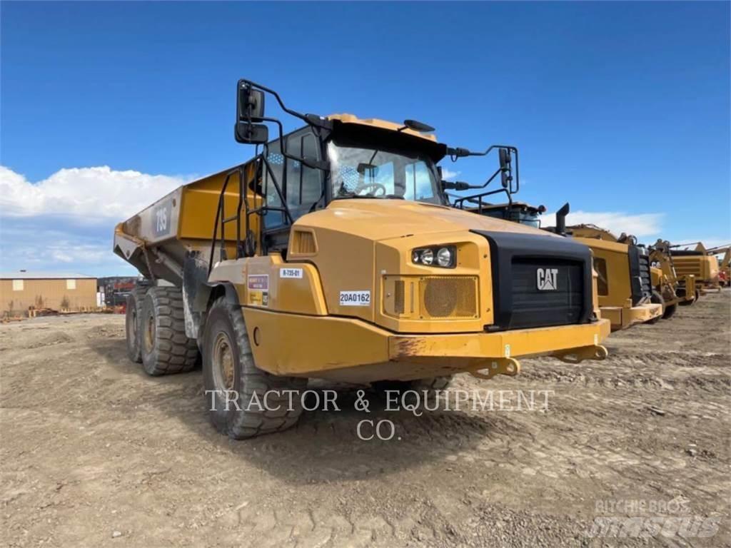 CAT 735 Belden kirma kaya kamyonu