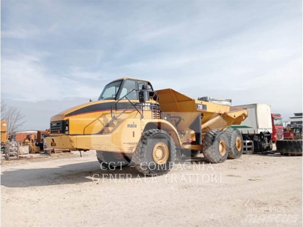 CAT 735 Belden kirma kaya kamyonu
