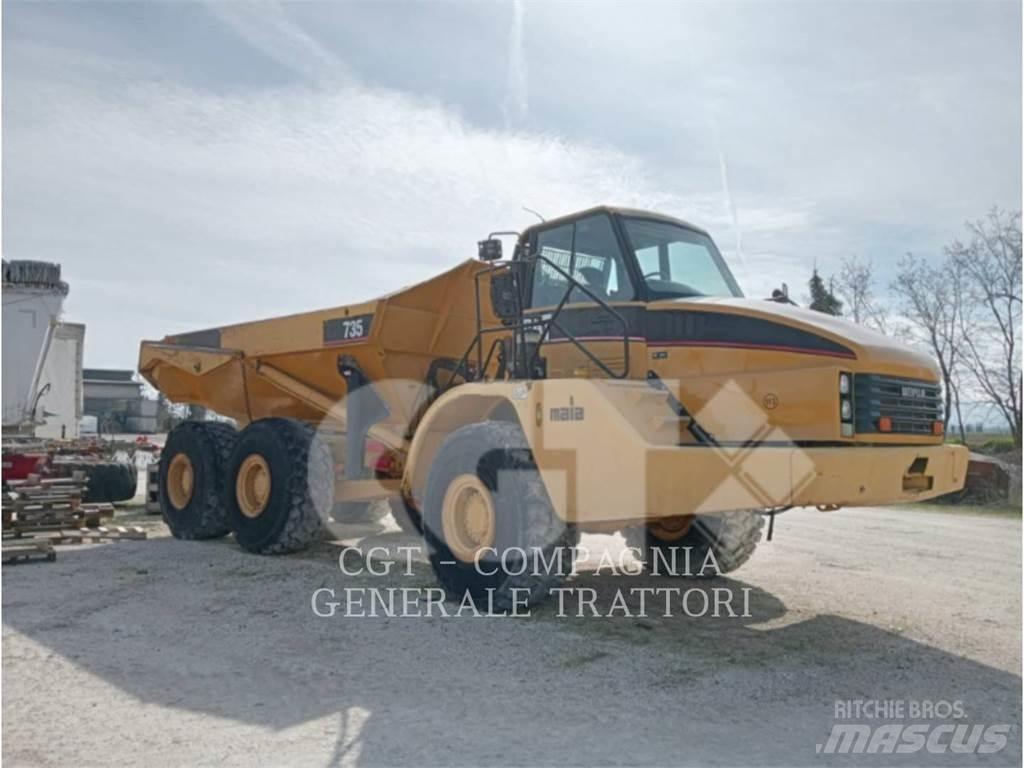 CAT 735 Belden kirma kaya kamyonu