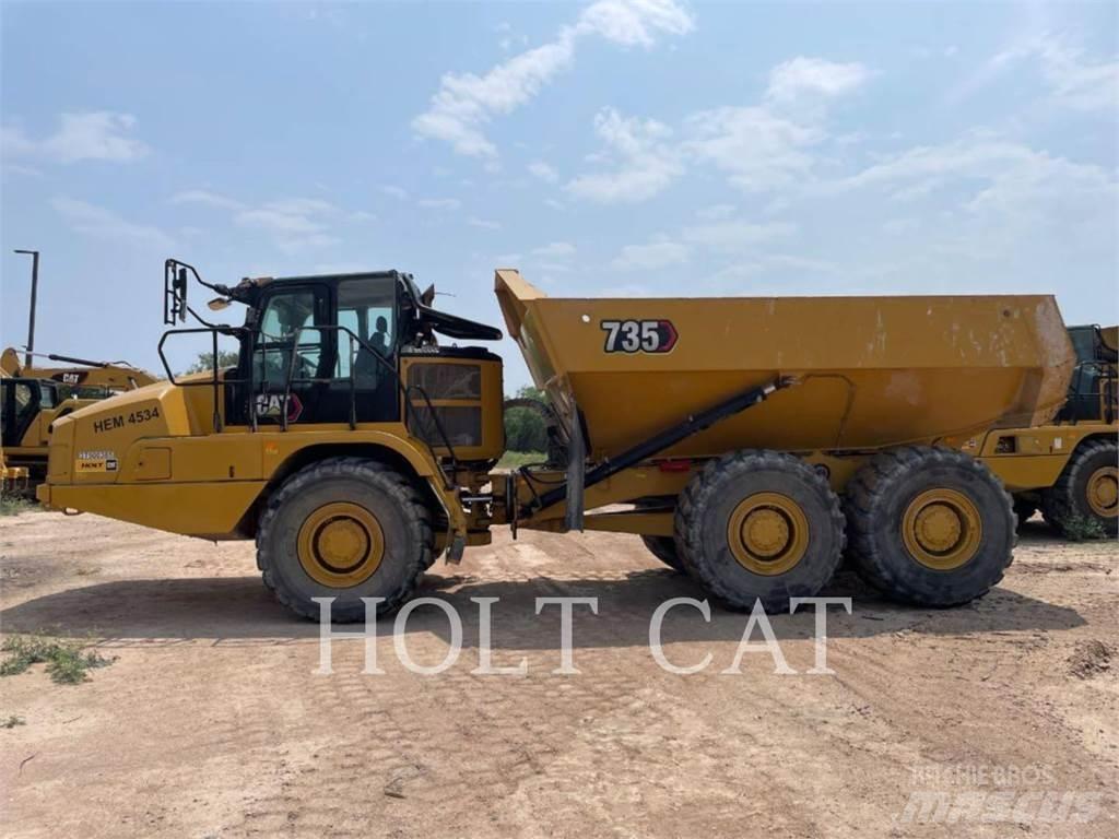 CAT 735 Belden kirma kaya kamyonu