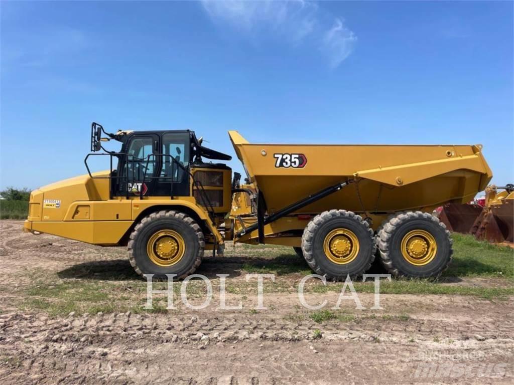 CAT 735 Belden kirma kaya kamyonu