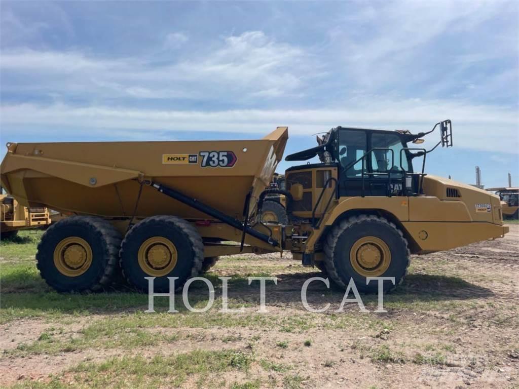 CAT 735 Belden kirma kaya kamyonu