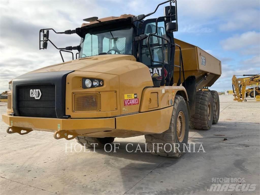 CAT 735 Belden kirma kaya kamyonu