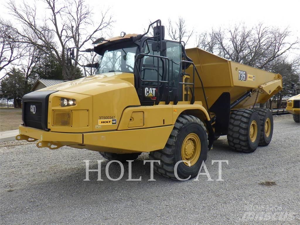 CAT 735 Belden kirma kaya kamyonu