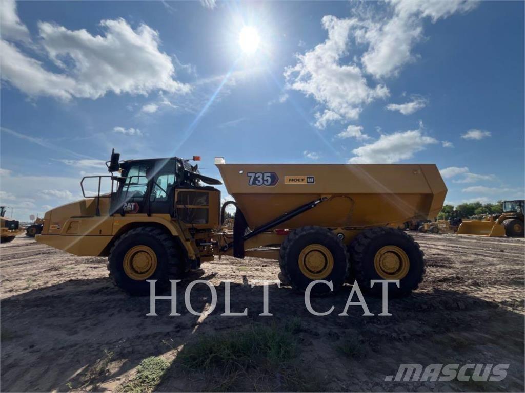 CAT 735 Belden kirma kaya kamyonu