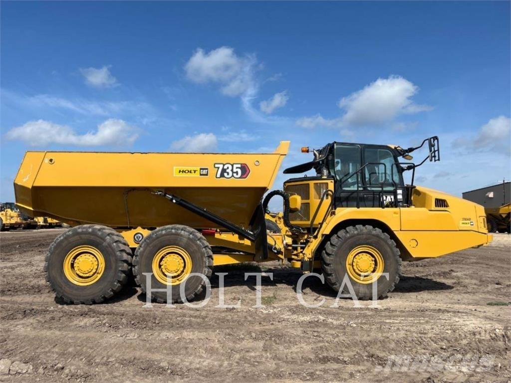 CAT 735 Belden kirma kaya kamyonu