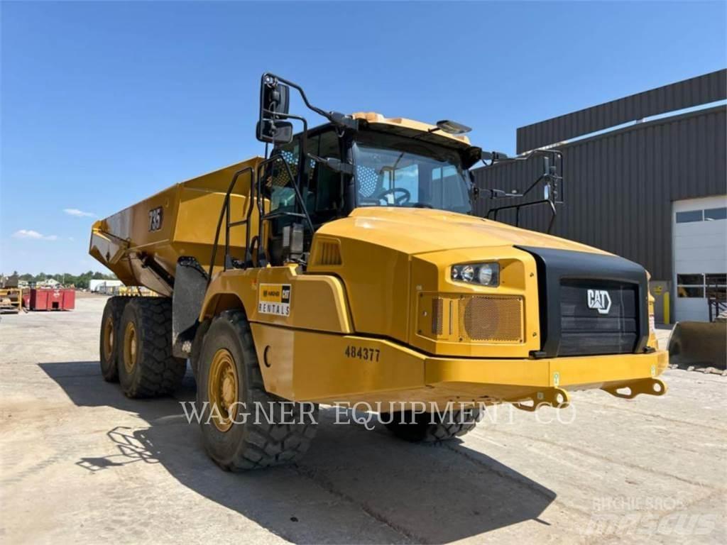 CAT 735 Belden kirma kaya kamyonu