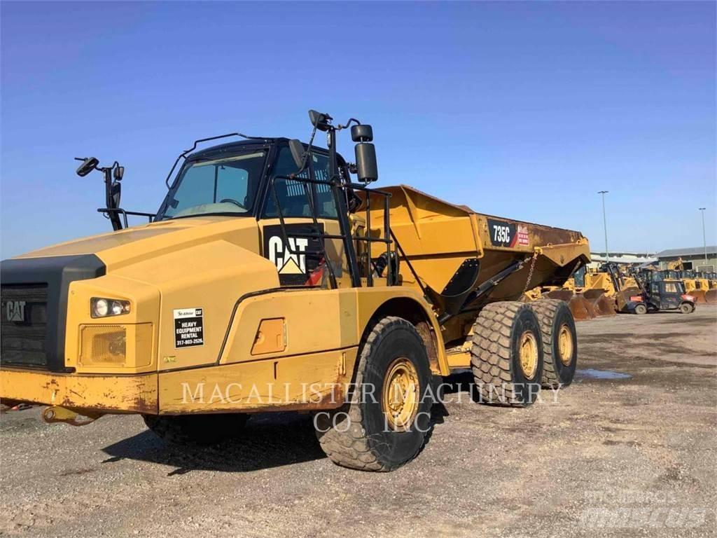 CAT 735C Belden kirma kaya kamyonu