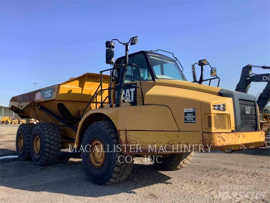 CAT 735C Belden kirma kaya kamyonu