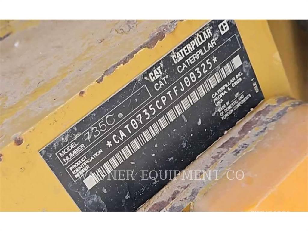 CAT 735C Belden kirma kaya kamyonu