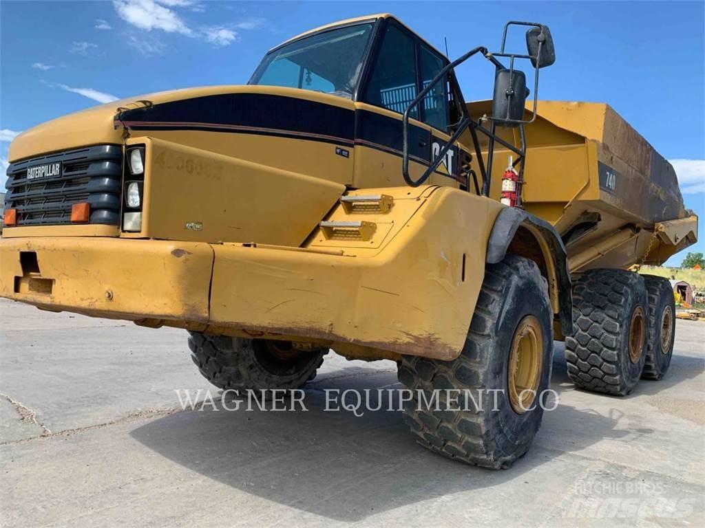 CAT 740 Belden kirma kaya kamyonu