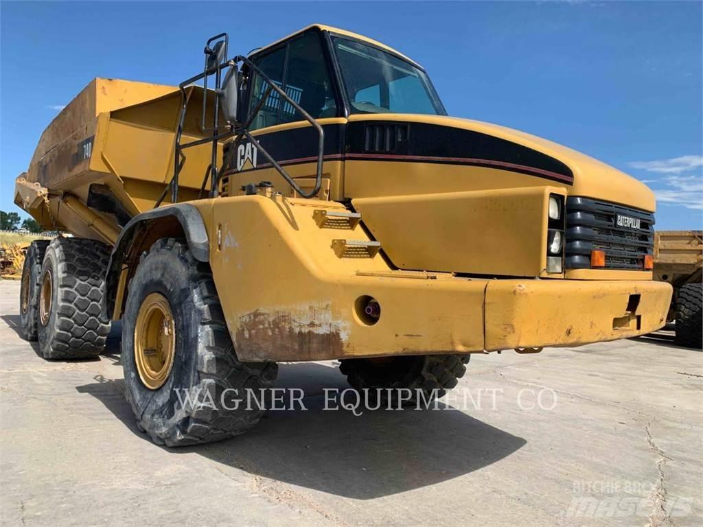 CAT 740 Belden kirma kaya kamyonu