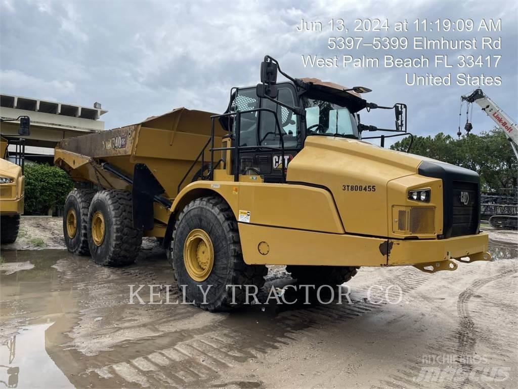 CAT 740 Belden kirma kaya kamyonu