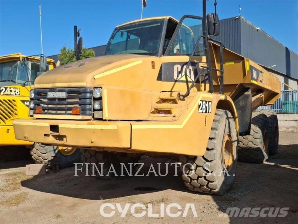 CAT 740 Belden kirma kaya kamyonu