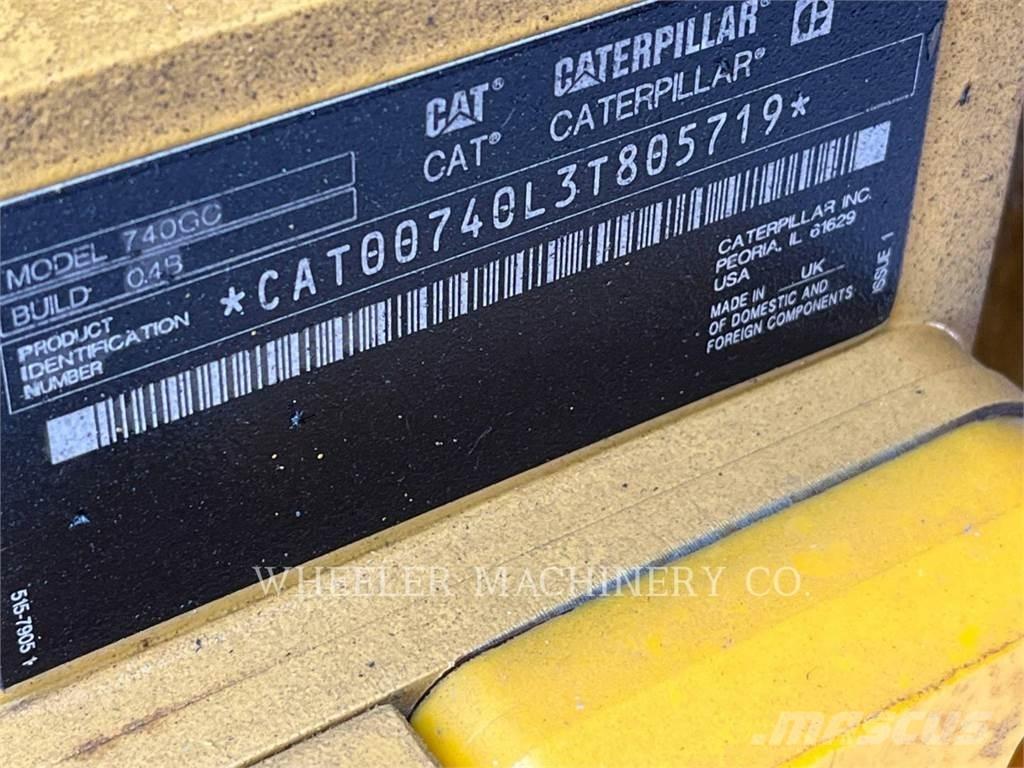 CAT 740 GC TG Belden kirma kaya kamyonu